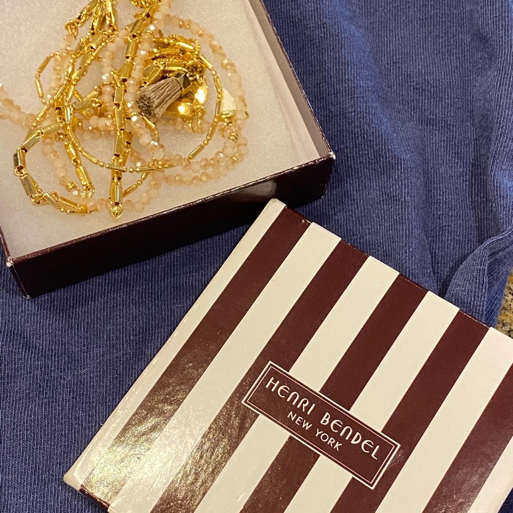 Henri Bendel triple layered  Necklace